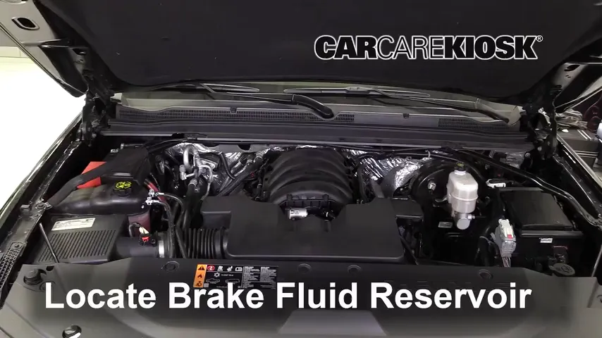 2018 Chevrolet Tahoe Premier 6.2L V8 FlexFuel Brake Fluid Add Fluid